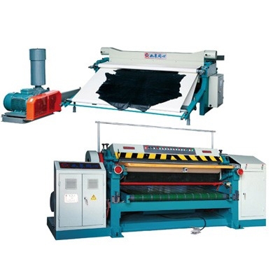 Passing-through style buffing machine,aircurrent dust collecting unit